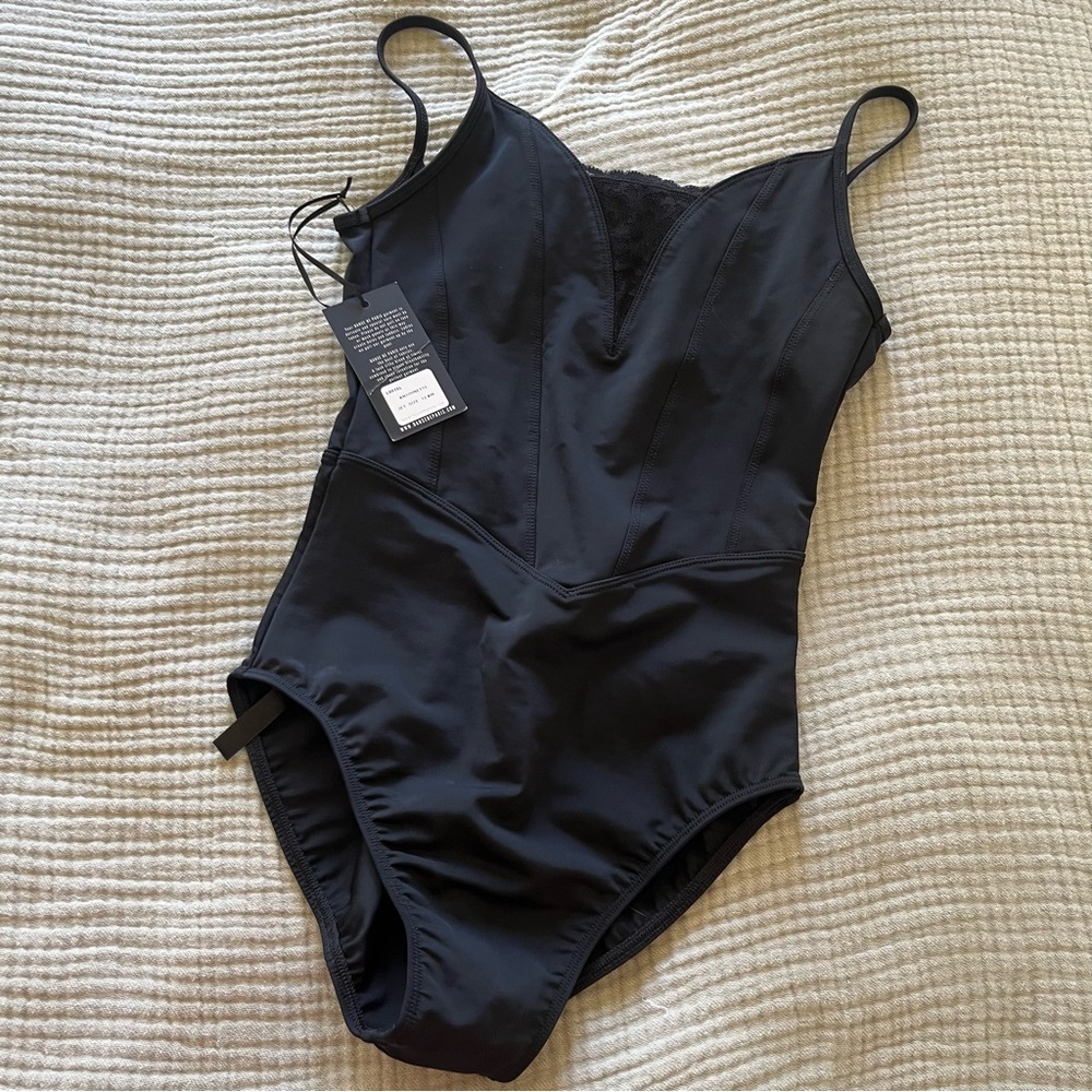 NWT Danse de Paris - Antionette Leotard in Jet Black